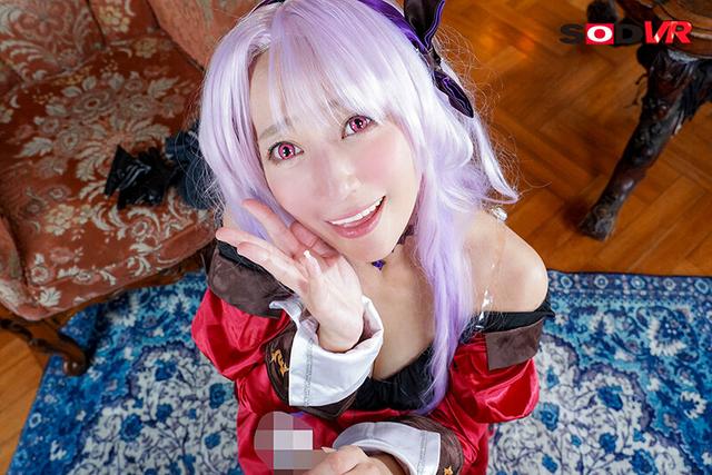 【VR】執事の僕を見下す縦ロールの悪役令嬢を催●ライトで完全屈服！オホ声＆丁寧語淫語連発！ サンプル画像 7