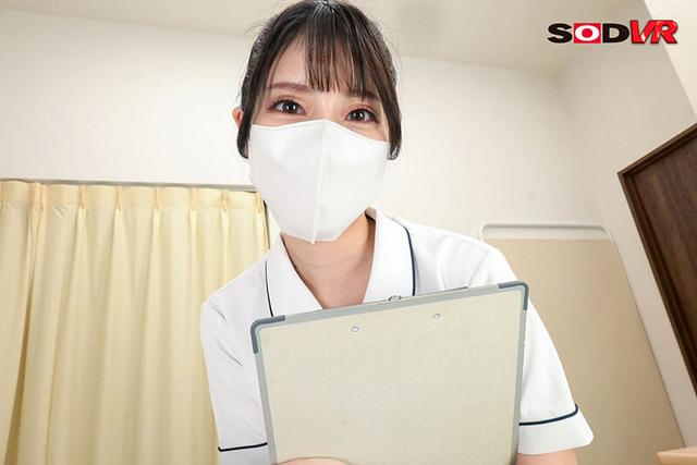 【VR】星空めい 心配性がすぎるマスク姿の激カワナースが過剰看護で性処理までしてくれるシアワセ入院生活 サンプル画像 2