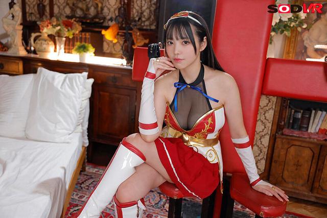 【VR】【8K】アニメ乳オフパコレイヤー モモナ Oカップ 110cm 恋渕ももな サンプル画像 4
