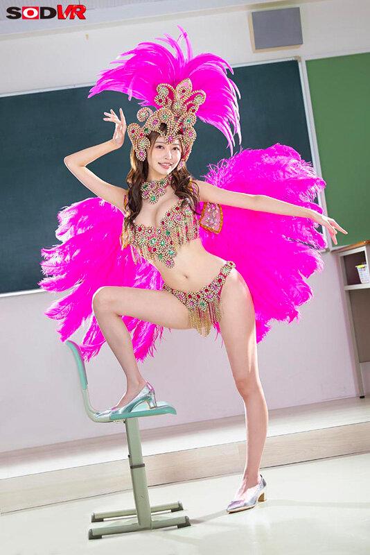 【VR】【8K】華麗奔放すぎる帰国’痴女’とPtoMサンバカーニバル ～踊れ！しゃぶれ！腰を振れ！～ 森日向子 サンプル画像 2