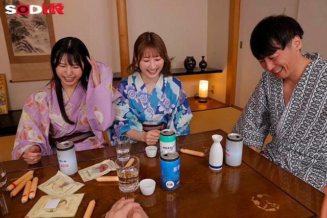 【VR】【8K】夫婦交換スワッピング旅行 親友夫婦と旅先で一夜限りの妻交換 サンプル画像 14