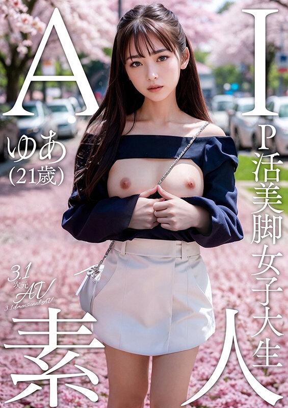 AI素人 P活美脚女子大生ゆあ（21歳）【3.1次元】 サンプル画像 1
