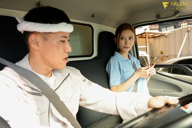 運送業NTR熟練ドライバーたちに喉奥・膣奥突きまくる串刺し3Pでマ〇された若妻 藤井蘭々 サンプル画像 1