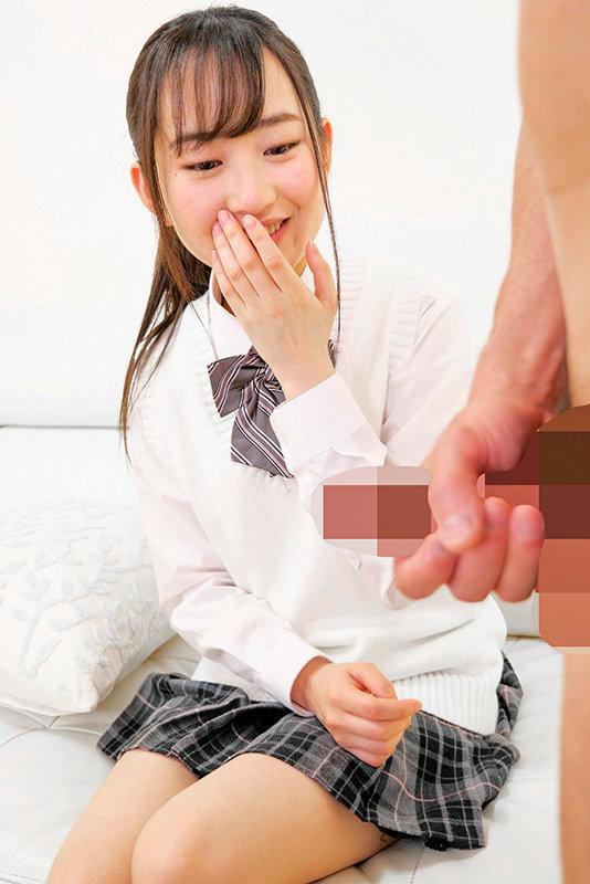 有名進学校の女子校生が初めてのオナニー鑑賞！ 至近距離でのガマン汁臭とシコシコ音にグッチョリ膣キュン！頬を赤らめて求めて来たので生挿入、中出ししちゃいました！ サンプル画像 4