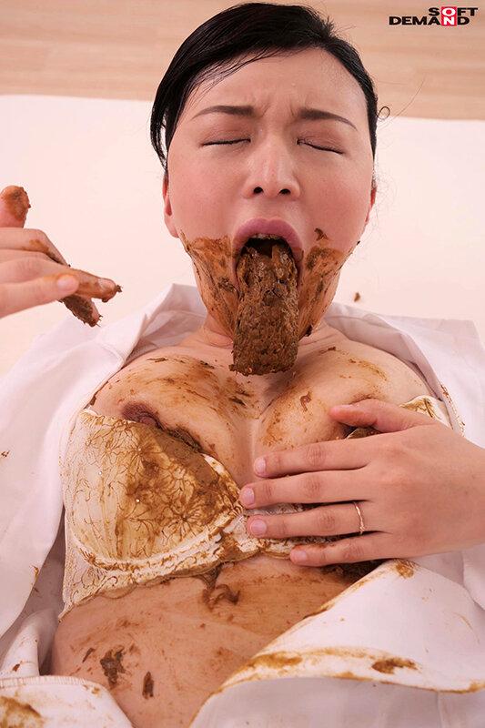 夫には内緒でうんこを食べにきた主婦。自分のうんこ、イケメンのうんこ、女の子のうんこの3食糞でAVデビュー 若林ゆりな（30） サンプル画像 6