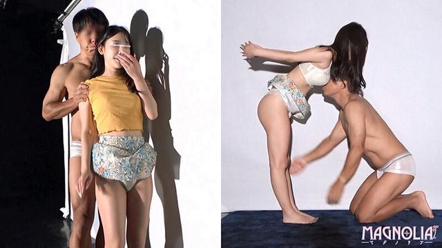 『ラブラブ大学生カップル限定！ドキドキ寝取られシルエットクイズ♪』強気な巨乳JDが挑戦☆筋肉男に脱がされエッチなイタズラされ放題！止まらぬ全力ピストンに腰ガクガク！ハワイ旅行目指して中出し4連発！！【街角素人モニタリング♯ゆめ♯22歳♯大学生】 サンプル画像 2