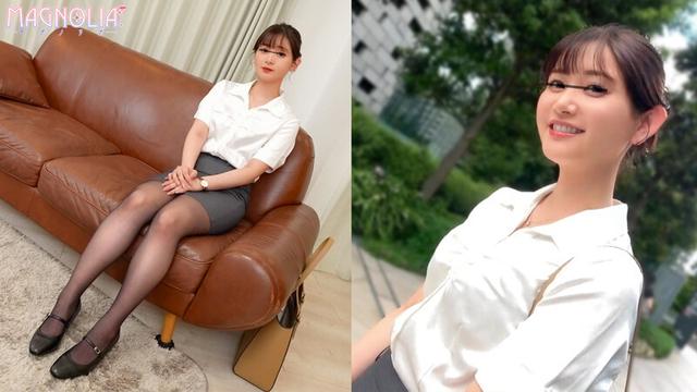 『仕事中の美女にアナル舐められマッサージ。尻穴攻めまくりでおマ○コは発情するのか？』美意識高めなスレンダー美女の肛門を頂きます♪恥じらう極上アナルをガン攻めしながら中出し連続生パコで発情待ったなし♪【街角素人モニタリング♯ななみ♯22歳♯美容部員】 サンプル画像 1