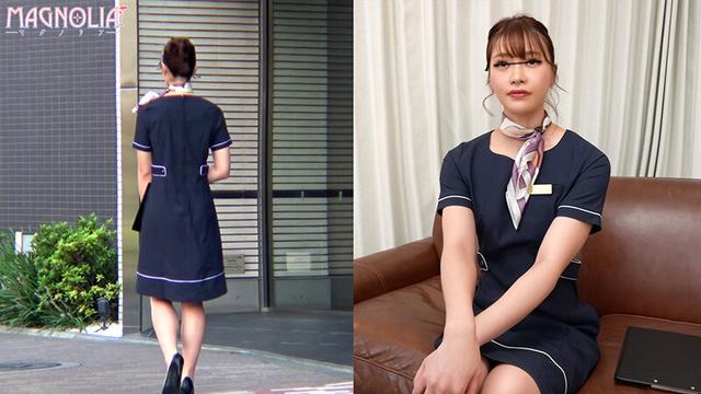 『仕事中の美女にアナル舐められマッサージ。尻穴攻めまくりでおマ○コは発情するのか？』高身長セラピストの肛門を頂きます♪アナルをヒクつかせて精液おねだり！？プリプリの美尻を拝みながらバックで連続中出し♪【街角素人モニタリング♯あおい♯25歳♯セラピスト】 サンプル画像 1