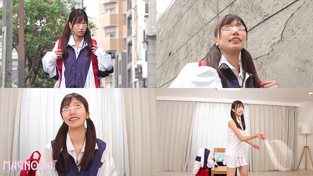 『美尻でデカ尻なアスリート女子限定！1cmだけ挿入ディルド空気イスに挑戦！』はにかむ笑顔が素敵なソフトテニス部JDが挑戦☆大股開いて挿入開始！感度が良すぎて連続絶頂！潮吹きを止められず一面水浸し！【街角素人モニタリング♯ゆいな♯21歳♯大学生】 サンプル画像 1