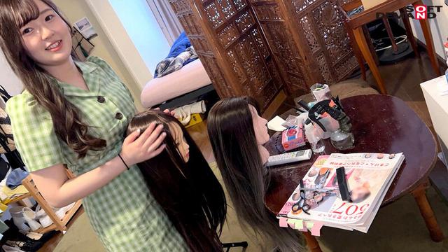 【初撮り】好奇心旺盛な美容師 職場を抜け出してイケないことしてみたい 良く笑い人懐っこい性格 八重歯が可愛い童顔美女と平日アポでさくっと中出し みれい 21歳 葵みれい サンプル画像 8