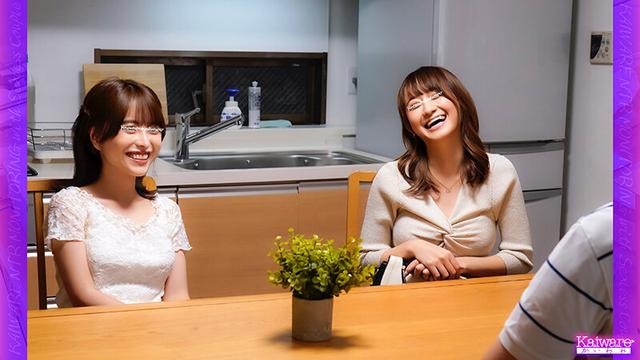 親友と夫が…セックス？見せつけNTR 女2対男1の3Pセックス夢展開！！！妻の親友（巨乳）とのセックスを見せつけて妻の心と股間に火を着けるショック療法で夫が悩むセックスレスは解消できるのか！？ サンプル画像 2