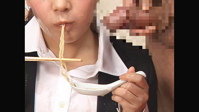 【 AI リマスター版 】お食事中に顔射して食ザー サンプル画像 14