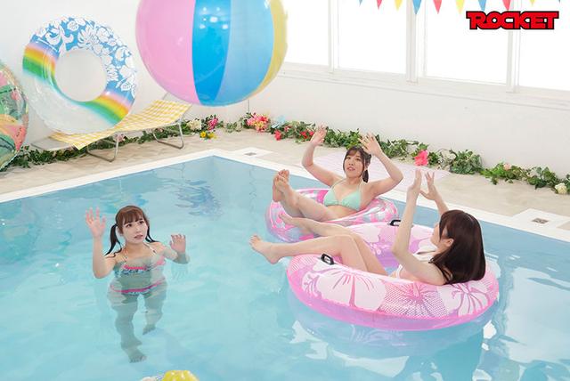 真・時間が止まる腕時計パート22 夏休みプールで巨乳お姉さん辻さくらSP サンプル画像 6