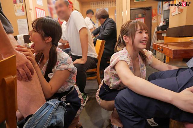 たった千円で超ペロペロに…？！ 早い・安い・ヌきまくりで話題の即尺ヌキありセンペロ酒場に密着！ SODstar×SENZ 小倉由菜 サンプル画像 3