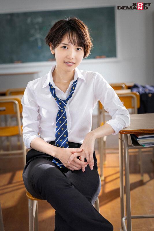 ボーイッシュでイケメンな女友達に「おっぱいが大きくなってるか揉んでみて？」と言われて、そこから会うたびにおっぱいチェックすることになった…柴崎はる サンプル画像 3