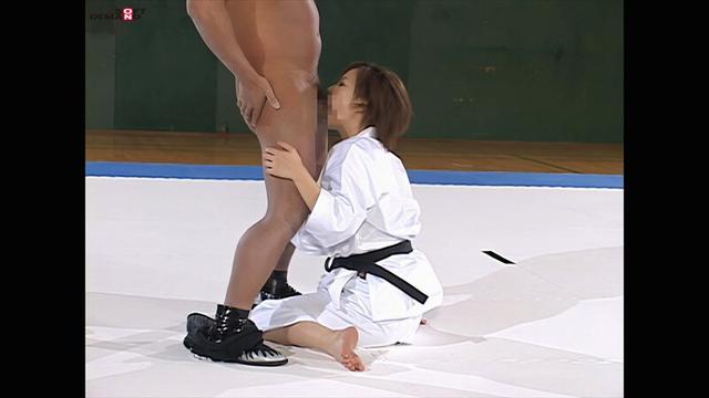 【AIリマスター】本物！！そしてアジアンチャンピオン アジア最強の現役空手選手が衝撃のAV出演！！ 笹塚ふぶき サンプル画像 13