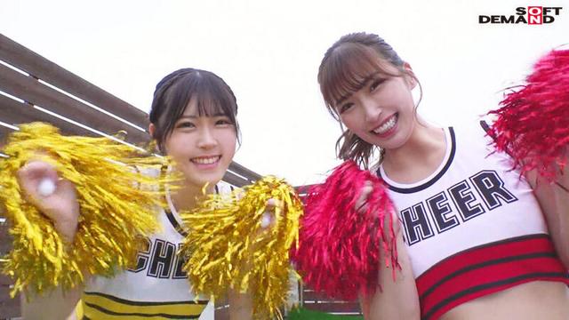 「先輩、イク時は一緒ですよ？」脳トロ淫語とパンチラ尻フリダンスで僕の射精を神サポートしてくれる甘サドJOIチアリーダー サンプル画像 2