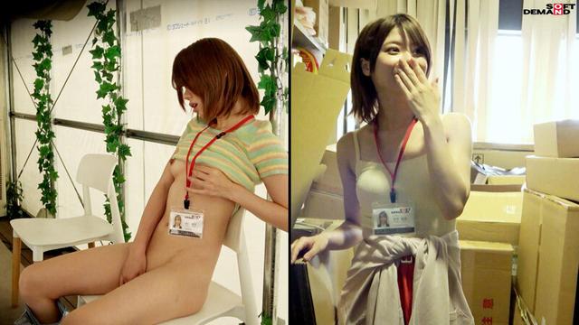 SOD女子社員 7名 業務時間内声ガマン大胆オナニー報告2 仕事中＆オナニー中のギャップ 2画面見比べておシコり下さい サンプル画像 19