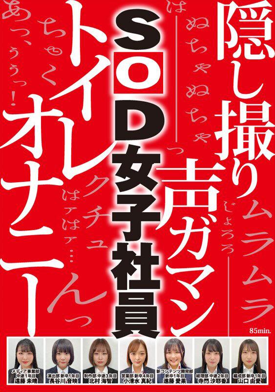 業務時間内のトイレ休憩中に声をガマンしながらもこっそり絶頂していたSOD女子社員7名隠し撮り サンプル画像 1