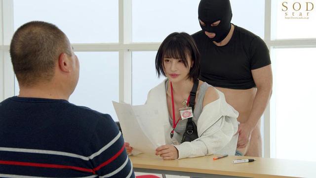 SOD本社で一日社員体験！制作部ADになった宮島めいがプレゼンで・面接で・説明会で！ずっとハメっぱなし辱め業務！ サンプル画像 11