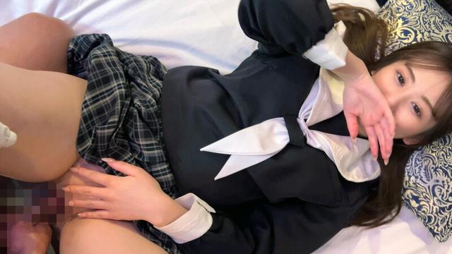 【コスハメ】小悪魔的美少女の桃尻の痙攣昇天ハメ撮り中出し 末広純 サンプル画像 11