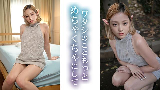 【3.1次元】AIハーフエルフ 新人裏撮り @Alinya（アリーニャ） サンプル画像 8