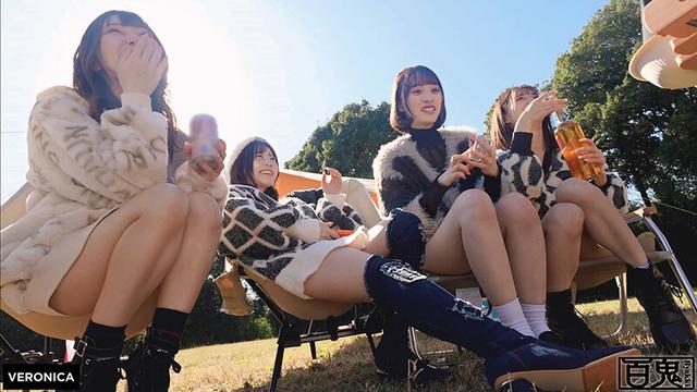某大学広告研究会サークル【もも、すみれ、えな、めい】～えな＆めい編～ サンプル画像 1