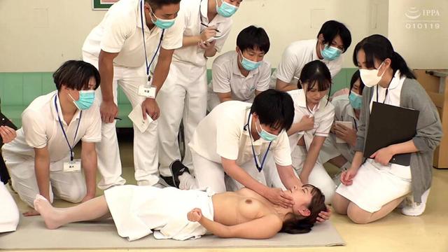 羞恥！生徒同士が男女とも全裸献体になって実技指導を行う質の高い授業を実践する看護学校実習2024～服装検査・救命救急処置実習編～ サンプル画像 18
