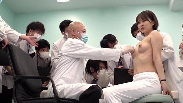 羞恥！病棟配属前健康診断 立ち仕事でムチくなった尻と太ももをわし掴みにされ、尻穴・膣穴・体中の穴を好き放題に検査される 看護学校卒業直後の新任ナースたち！院内感染は許さない！～酒井莉乃編～ サンプル画像 2