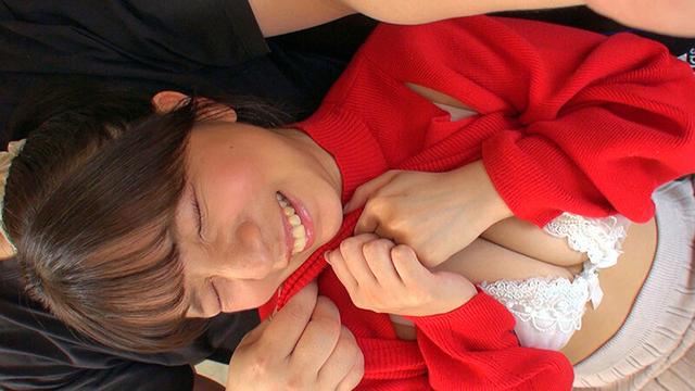 パイフレに見つめられながら密着乳揉みしだき サンプル画像 11