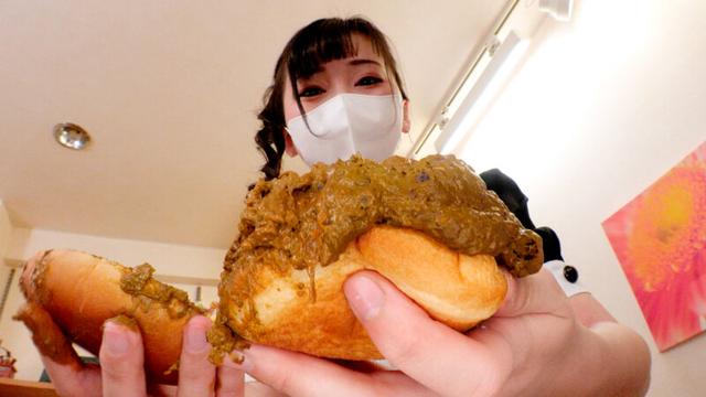 脱糞ベーカリーカフェ ホクホクうんこ鬼盛り！あやめのボリューム満点うんコロッケパンをどうぞ♪ サンプル画像 9