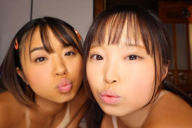 【VR】日焼け姪っ子姉妹VR5 菊池はる 愛野ひなた サンプル画像 10