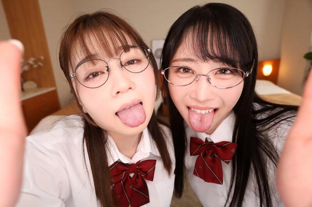 【VR】むっちりメガネ巨乳生徒会に呼び出されて性欲が枯れるまで搾精された件 サンプル画像 3