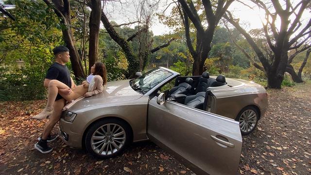 オープンカーセックスドライブ さとう白音 23歳 サンプル画像 16