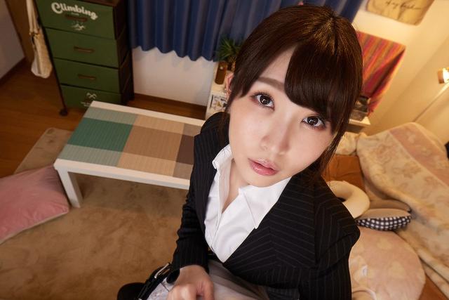 【VR】最悪型の絶倫性欲が、ヤバい。酔い潰れたボクをとても優しいベロキス介抱で犯し続けた夜 野々宮みさと サンプル画像 2