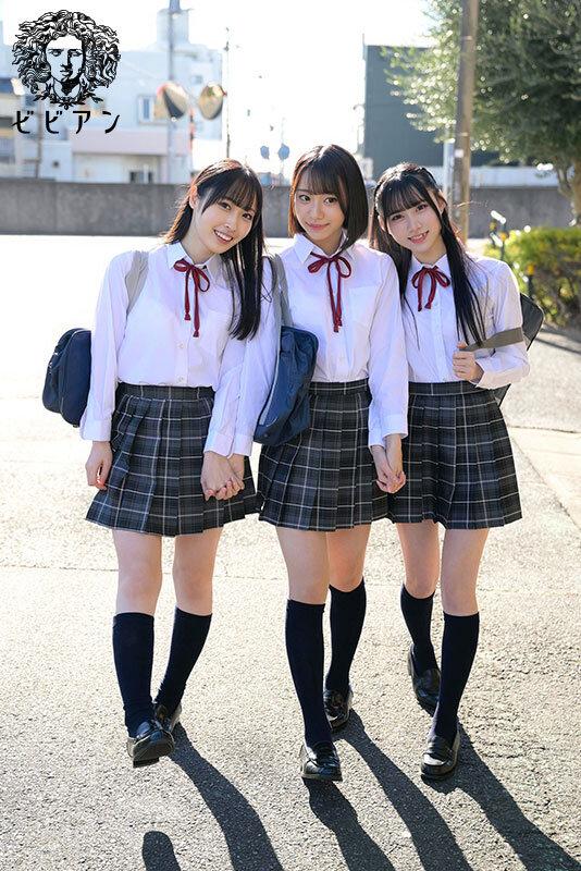百合妄想していた女子たちの間にまさか私が挟まれるなんて… 推しカップルにW小悪魔挟み撃ちで悶絶レズイキさせられる妄想レズハーレム 赤名いと 天然美月 ゆめ莉りか サンプル画像 1