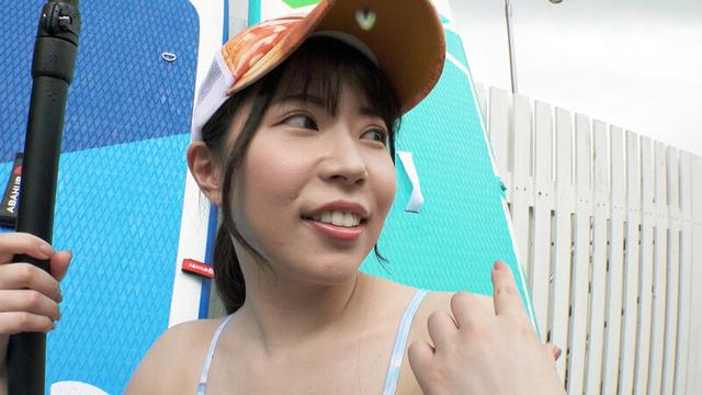 THE ドキュメント 本能丸出しでする絶頂SEX 青空全裸プールでSUP女子がパコパコ大量ザーメン注入絶頂狂い 南條みや子 サンプル画像 3