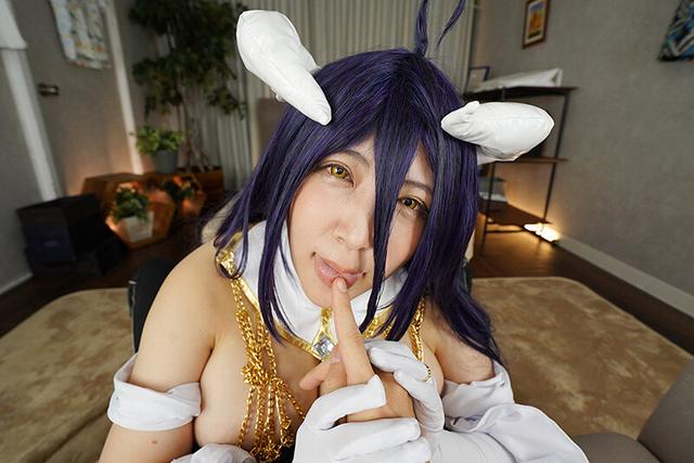 【VR】アニメキャラに嫉妬した爆乳Kカップの嫁にコスプレして極限焦らしお仕置きSEXされた件 優月まりな サンプル画像 6