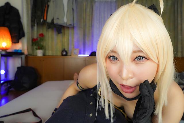 【VR】小悪魔レイヤーの誘惑ハメ個撮！ゴム無しコスぱこ！ 佐藤ののか 【8K】 サンプル画像 4