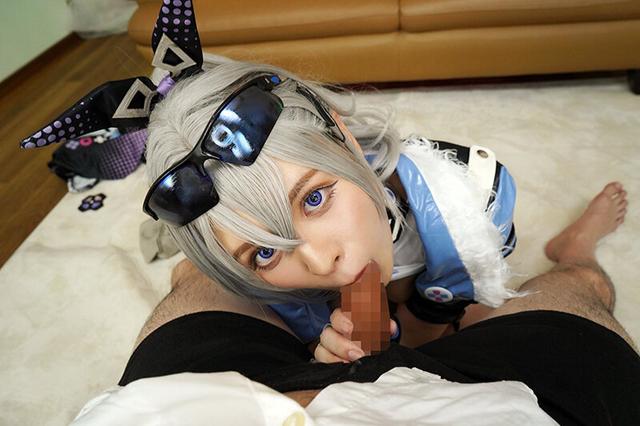 【VR】気が強そう…でも見られると濡れちゃう爆乳レイヤーの誘惑コスパコ 乙羽あむ【8K】 サンプル画像 7