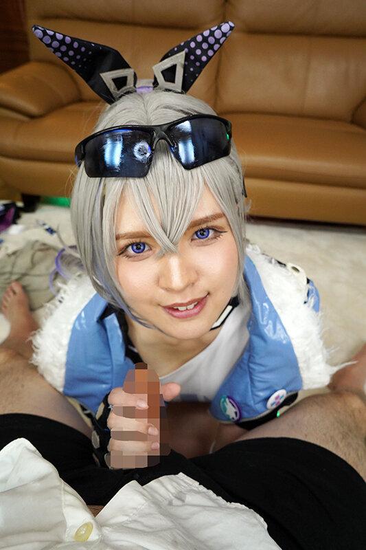 【VR】気が強そう…でも見られると濡れちゃう爆乳レイヤーの誘惑コスパコ 乙羽あむ【8K】 サンプル画像 9