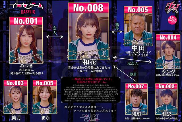 イカセゲーム 俺のため大嫌いな男たちにイカされる巨乳彼女 美園和花 弥生みづき 五十嵐美月 幾野まち サンプル画像 1