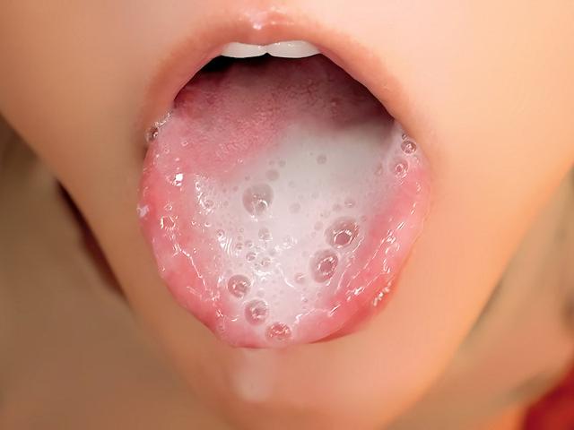 ドピュドピュ舌上発射65連発5時間 サンプル画像 15