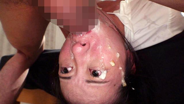首絞めで感度上昇 呼吸困難でイク変態女 膣ガン突き！喉バチボコ！モノ扱い絶対服従中出し肉便器あかり サンプル画像 9