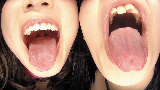 バーチャル口臭・ベロ臭・唾液臭ミックス体感痰壺激臭レズ サンプル画像 7