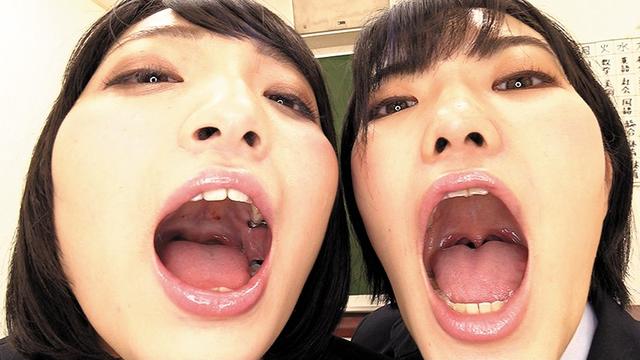 口臭嗅ぎねっとり鼻舐めレズ サンプル画像 18
