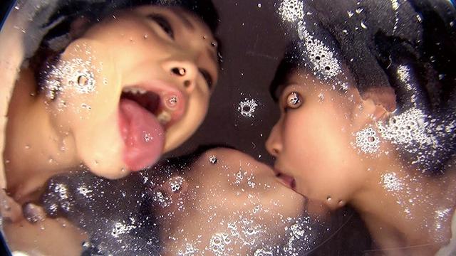 【主観淫語接吻】バーチャルレズベロキス サンプル画像 1