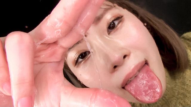 【淫語痴女】主観ベロ接吻唾吐き手コキ サンプル画像 12