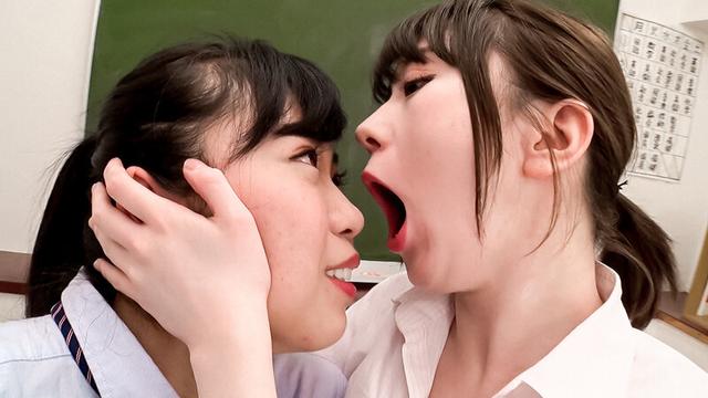 口臭吸引ベロ鼻舐めレズ サンプル画像 7