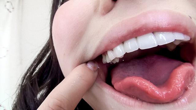 美女のベロ・口内鑑賞 サンプル画像 3